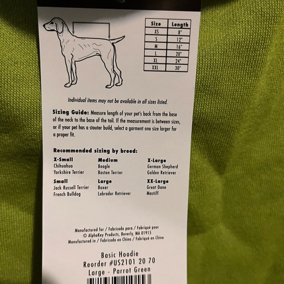 Zack & Zoey dog hoodie - Picture 3 of 3